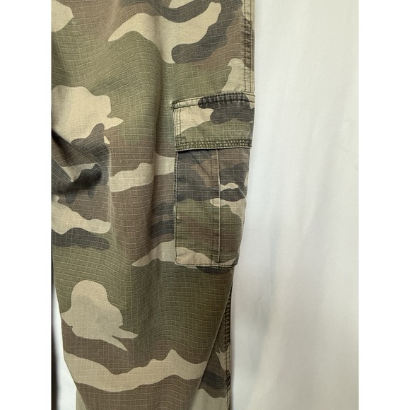 Vintage Y2K Mossimo Womens Camo Cargo Pants Size 11 Dragon Embroidered Grunge - Picture 10 of 16